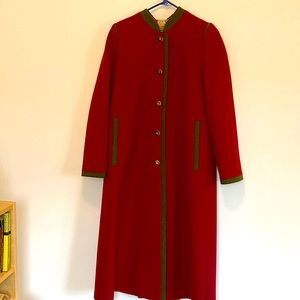 Pure wool vintage coat